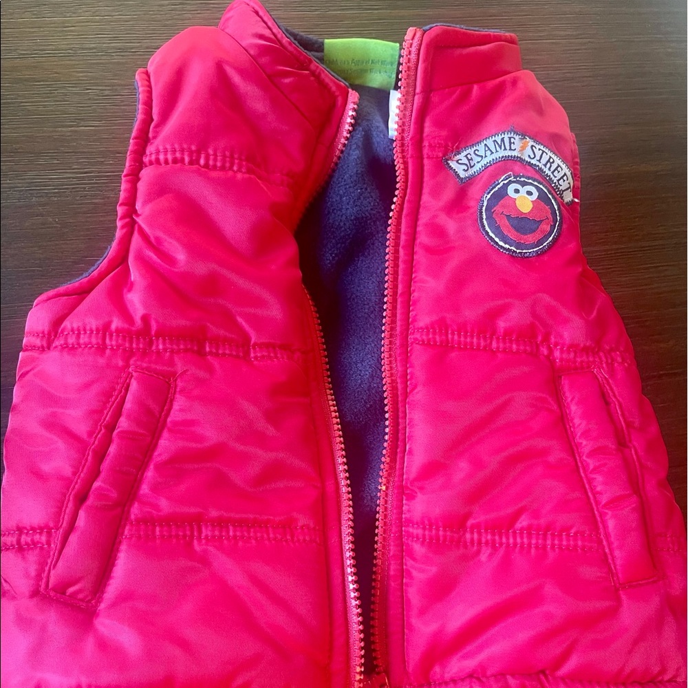 Sesame Street vest size 18 months